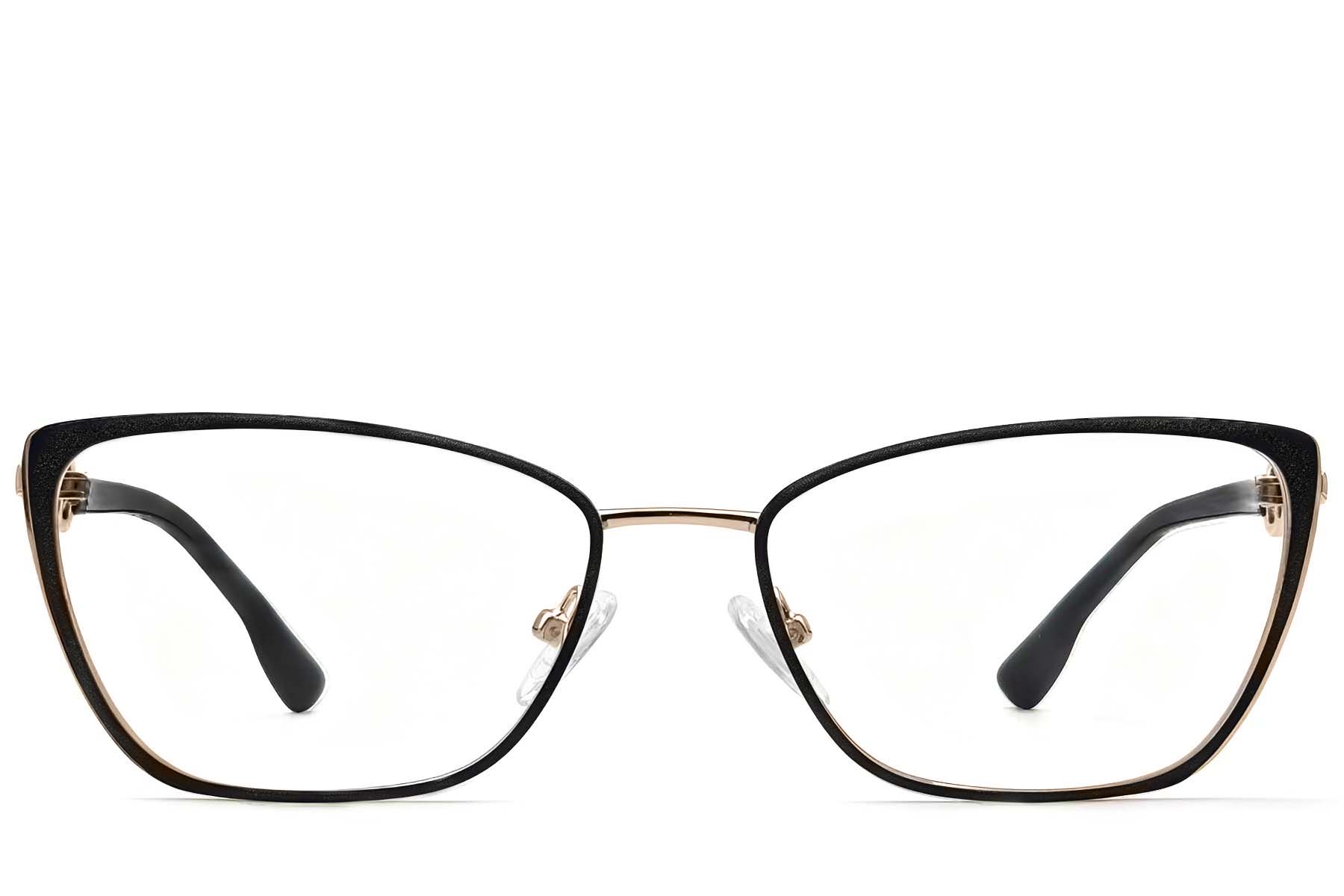 BS2425-2002_Black_Butterfly_Metal_Glasses_front