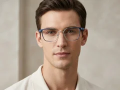 BS2425-2027_Blue_Rectangular_Metal_Glasses-tryon_male