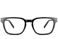 BS2425-2037_Black_Rectangular_Acetate_Glasses_front