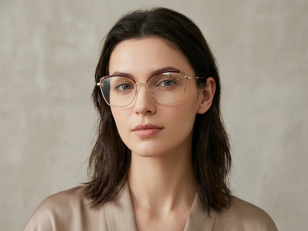 BS2425-2039_Golden_Butterfly_Metal_Glasses-tryon_female