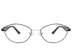 BS2425-2045_Black_Butterfly_Metal_Glasses_front