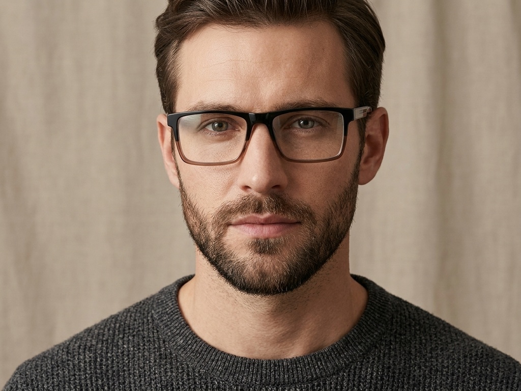 BS2425-2049_Brown_Rectangular_Acetate_Glasses-tryon_male