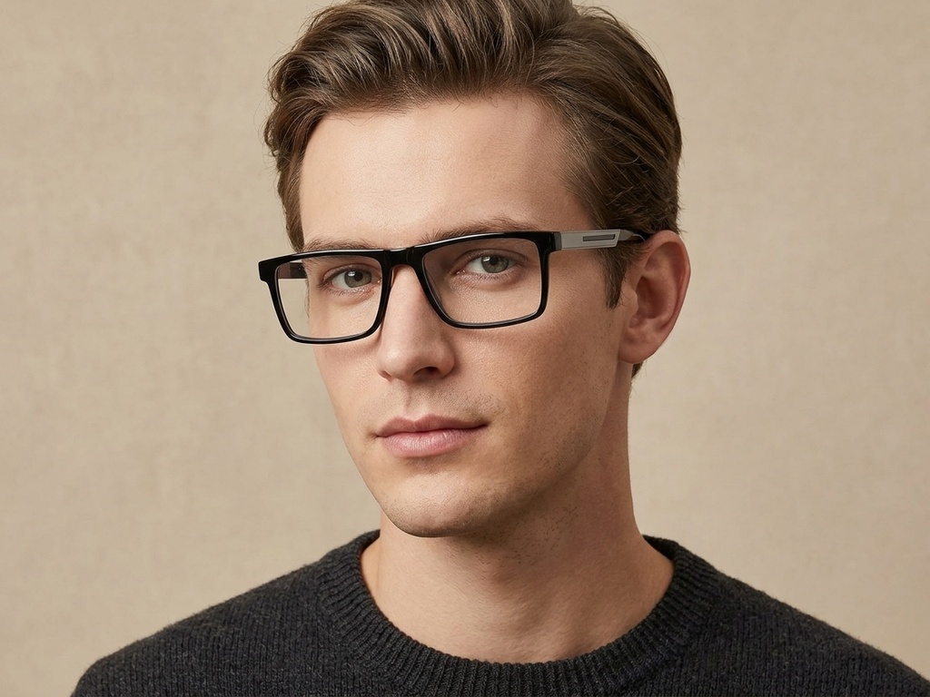 BS2425-2050_Black_Rectangular_Acetate_Glasses-tryon_male