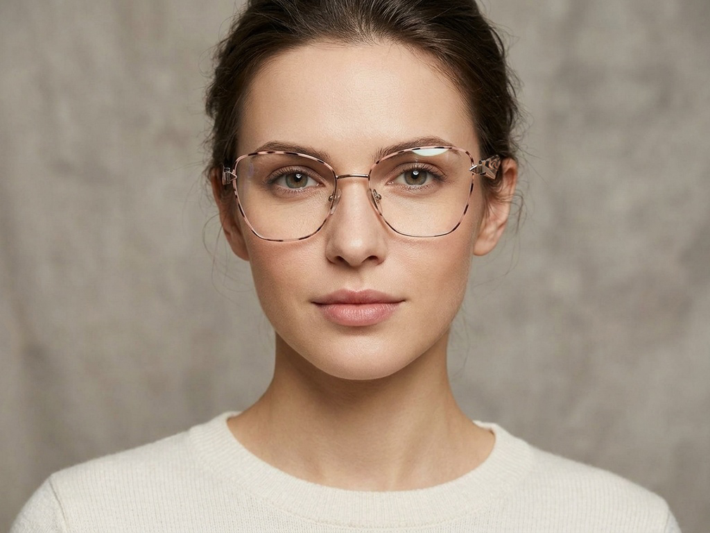BS2425-2052_Pink_Butterfly_Metal_Glasses-tryon_female
