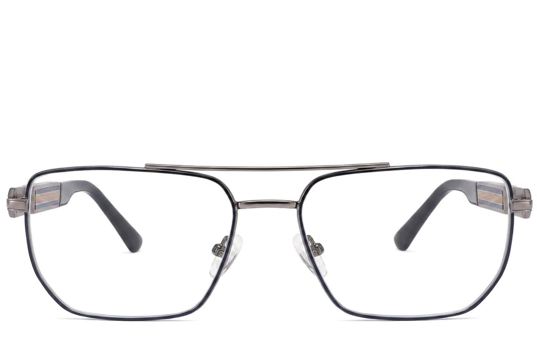 BS2425-2055_Blue_Aviator_Metal_Glasses-front