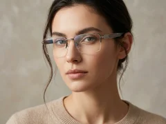 BS2425-2056_Grey_Semi-rimless_Metal_Glasses-tryon_female