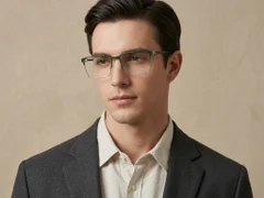 BS2425-2057_Green_Rectangular_Metal_Glasses-tryon_male
