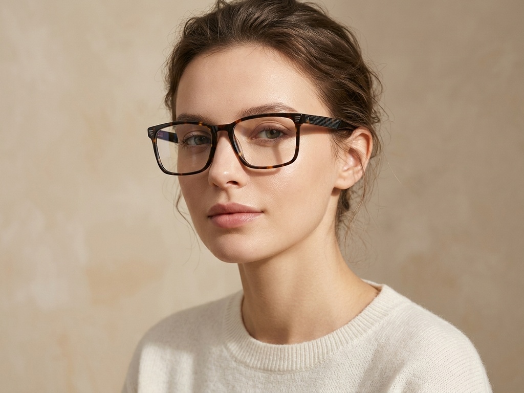 BS2425-2066_Tortoiseshell_Rectangular_Acetate_Glasses-tryon_female