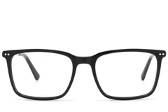 BS2425-2071_Black_Rectangular_Acetate_Glasses_front