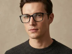 BS2425-2080_Black_Rectangular_Acetate_Glasses-tryon_male