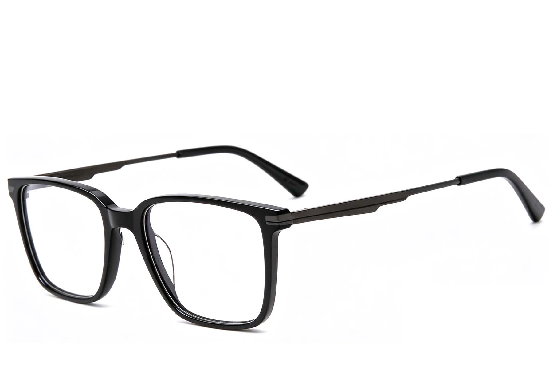 BS2425-2080_Black_Rectangular_Acetate_Glasses_corner