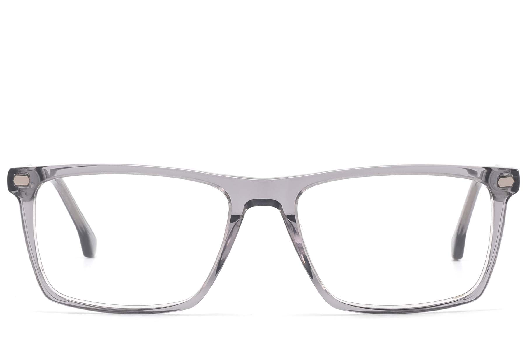 BS2425-2082_Grey_Rectangular_Acetate_Glasses_front