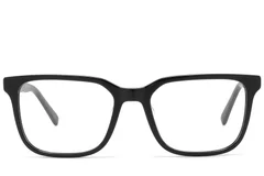 BS2425-2091_Black_Rectangular_Acetate_Glasses_front