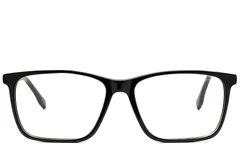 BS2425-2093_Black_Rectangular_Acetate_Glasses_front