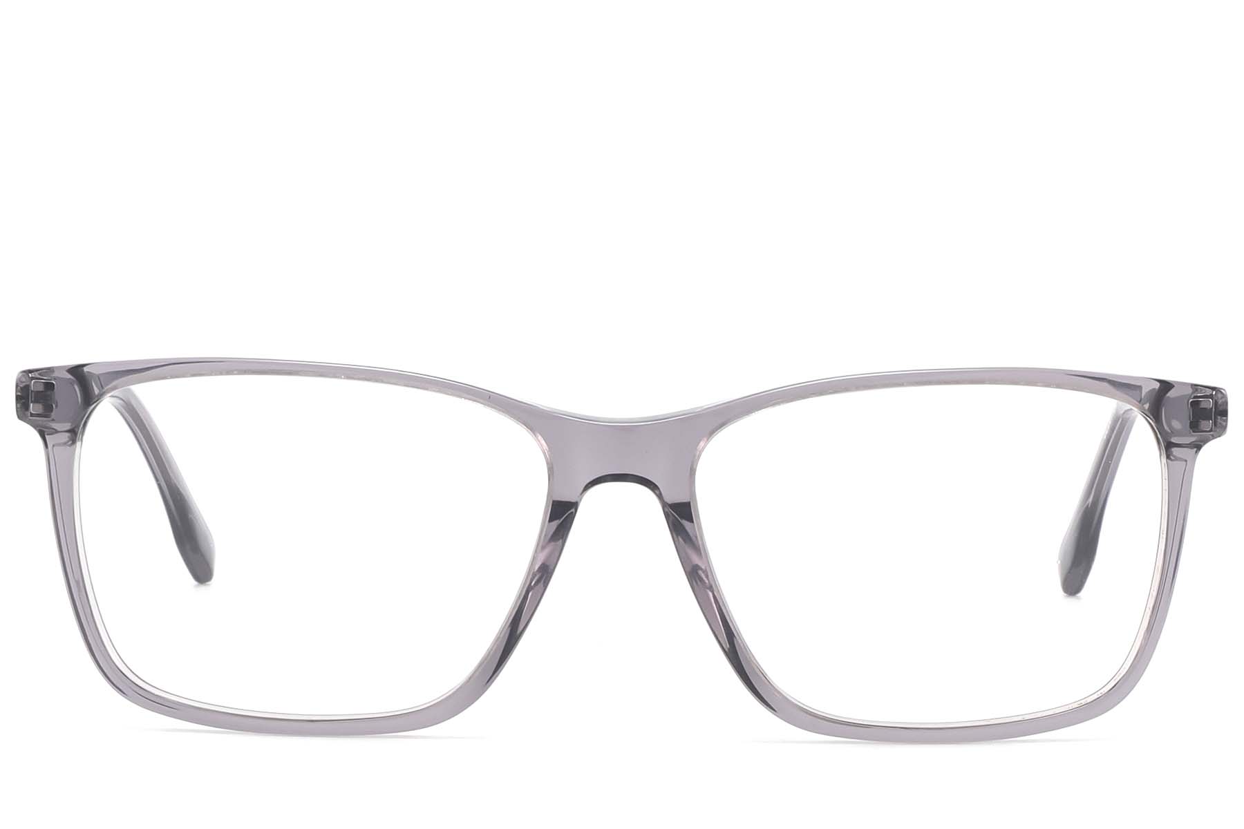BS2425-2095_Grey_Rectangular_Acetate_Glasses_front