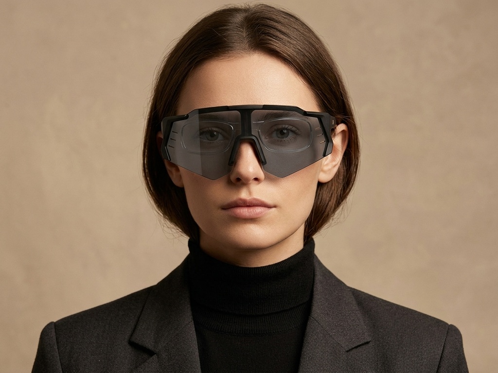 BS2426-0014_Black_Aviator_Plastic_Sunglasses-tryon_female