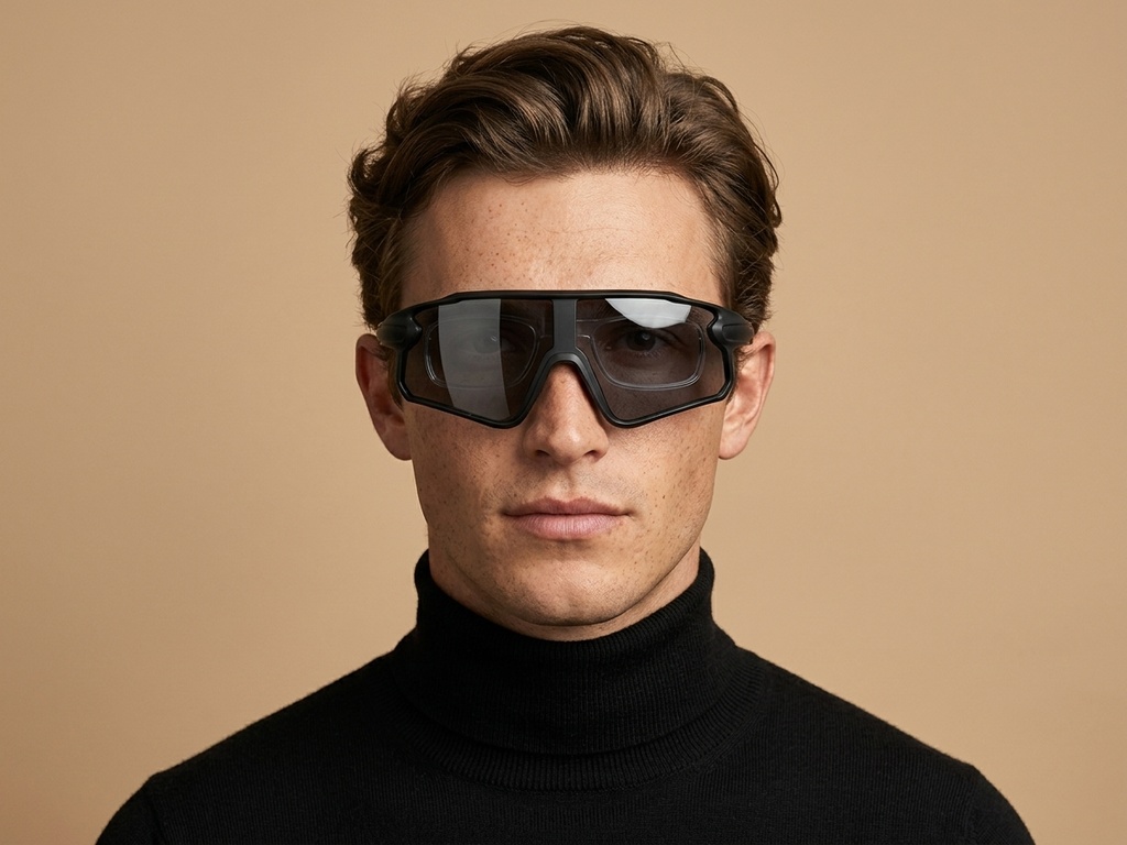 BS2426-0021_Black_Aviator_Plastic_Polarized Sunglasses-tryon_male