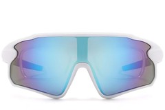 BS2426-0023_White_Aviator_Plastic_Polarized Sunglasses_front