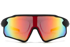 BS2426-0024_Black_Aviator_Plastic_Polarized Sunglasses_front