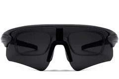 BS2426-0026_Black_Aviator_Plastic_Polarized Sunglasses_front