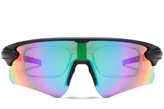 BS2426-0028_Black_Aviator_Plastic_Polarized Sunglasses_front