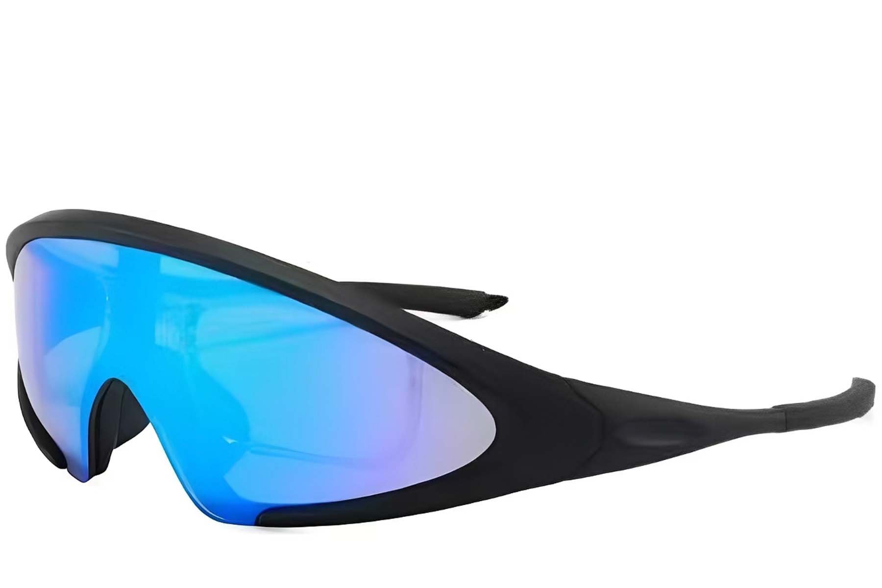 BS2426-0032_Black_Semi-rimless_Plastic_Sunglasses_corner