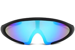 BS2426-0032_Black_Semi-rimless_Plastic_Sunglasses_front