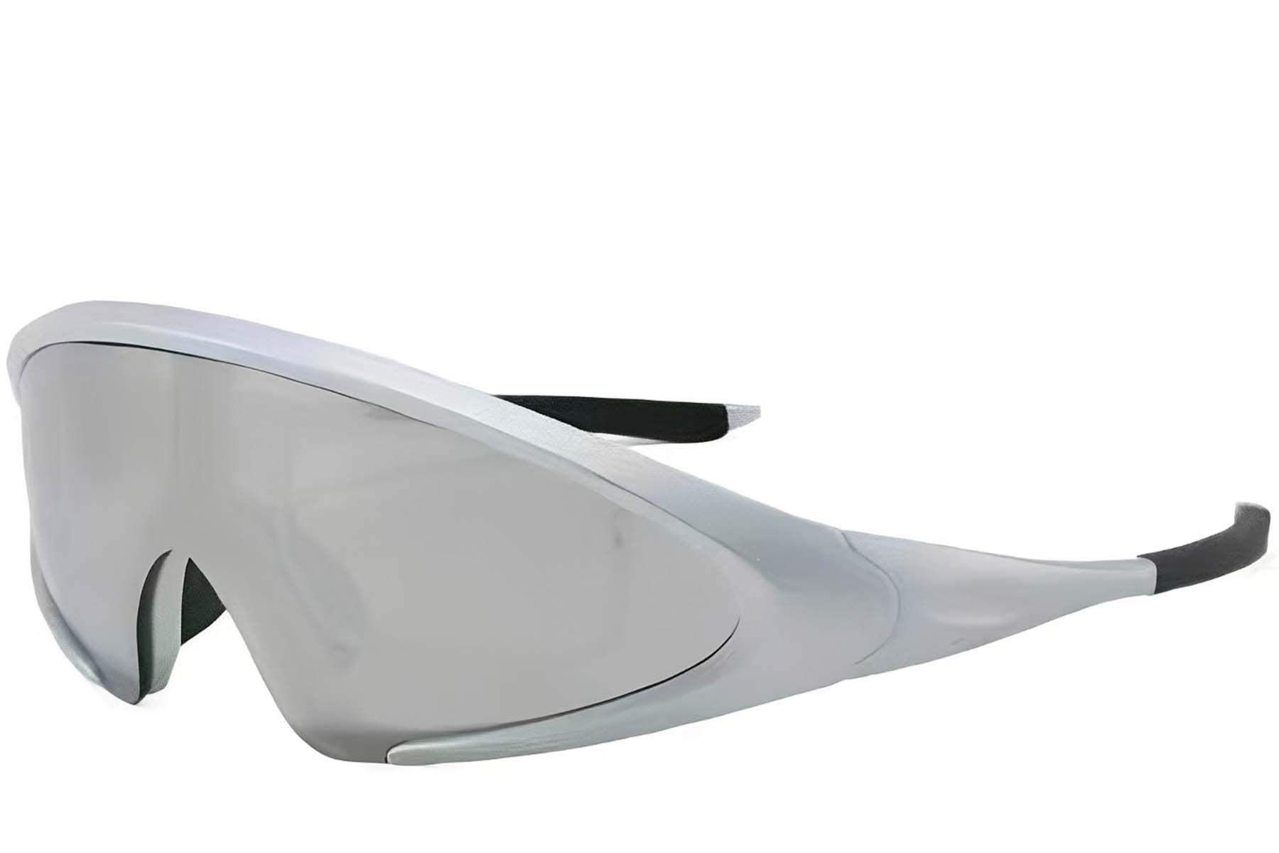BS2426-0033_Silver_Semi-rimless_Plastic_Sunglasses_corner