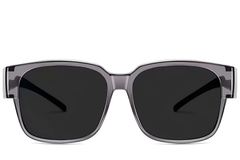 BS2426-0039_Grey_Rectangular_Plastic_Polarized Driving Glasses_front