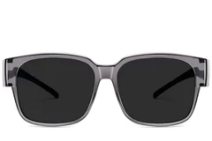 BS2426-0039_Grey_Rectangular_Plastic_Polarized Driving Glasses_front
