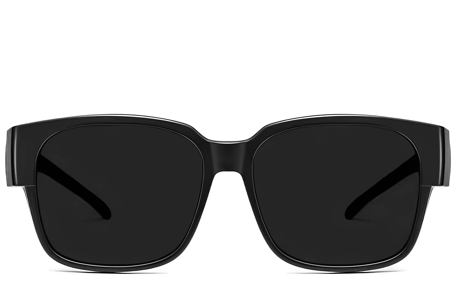 BS2426-0040_Black_Rectangular_Plastic_Polarized Driving Glasses_front