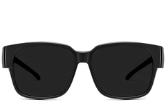 BS2426-0040_Black_Rectangular_Plastic_Polarized Driving Glasses_front