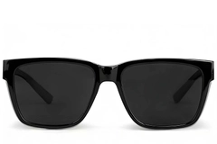 Rectangular Black Plastic Polarized Driving Glasses #BS242-0041