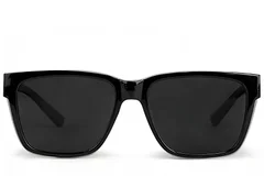 BS2426-0041_Black_Rectangular_Plastic_Polarized Driving Glasses_front