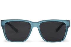 Rectangular Blue Plastic Polarized Driving Glasses #BS242-0042