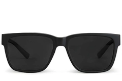 Rectangular Black Plastic Polarized Driving Glasses #BS242-0044
