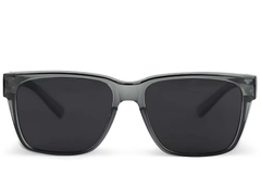 Rectangular Grey Plastic Polarized Driving Glasses #BS242-0045