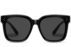 BS2426-0047_Black_Rectangular_Plastic_Polarized Driving Glasses_front