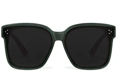 BS2426-0048_Green_Rectangular_Plastic_Polarized Driving Glasses_front