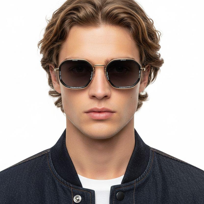 bs2503-0001_golden_geometric_metal_sunglasses_model