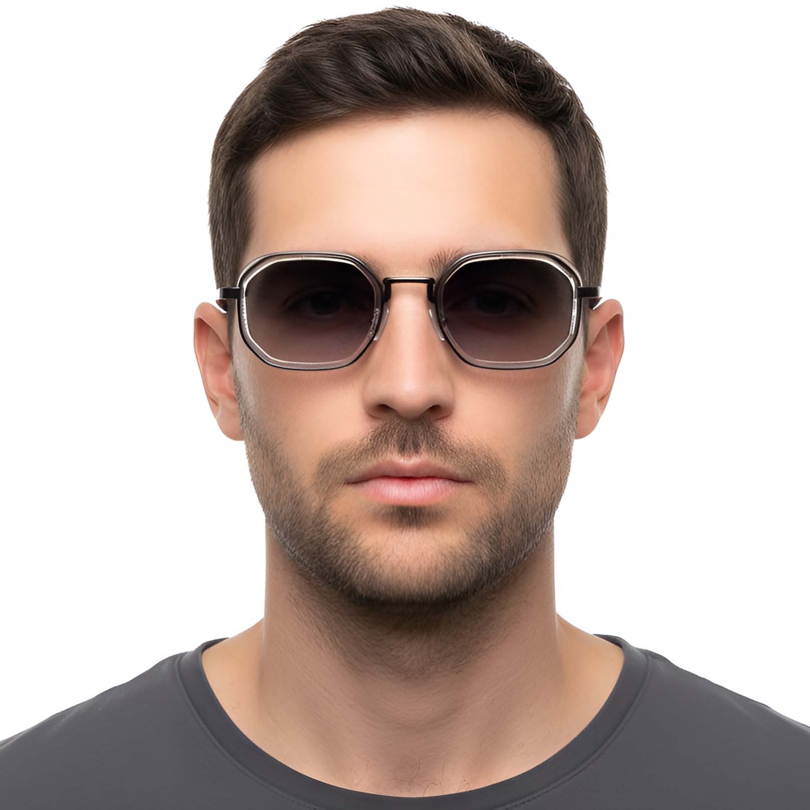BS2503-0003_Grey_Geometric_Metal_Sunglasses_model