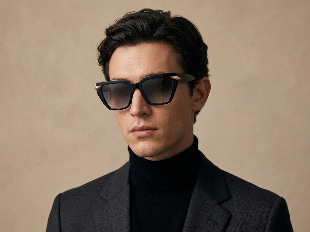 BS2503-0004_Black_Rectangular_Plastic_Sunglasses-tryon_male