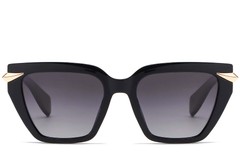 BS2503-0004_Black_Rectangular_Plastic_Sunglasses_front