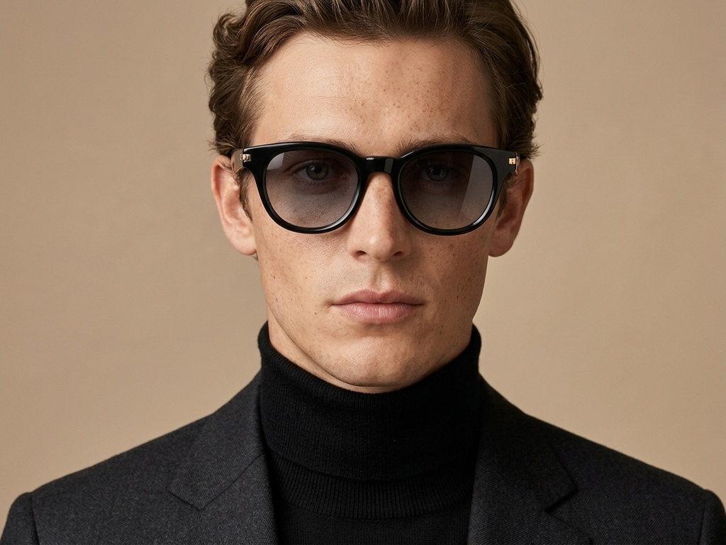 BS2503-0008_Black_Oval_Plastic_Sunglasses-tryon_male