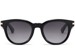 BS2503-0008_Black_Oval_Plastic_Sunglasses_front