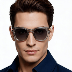 BS2503-0009_Grey_Oval_Plastic_Sunglasses_Model