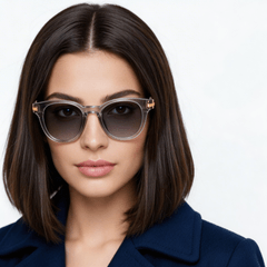 BS2503-0009_Grey_Oval_Plastic_Sunglasses_Model