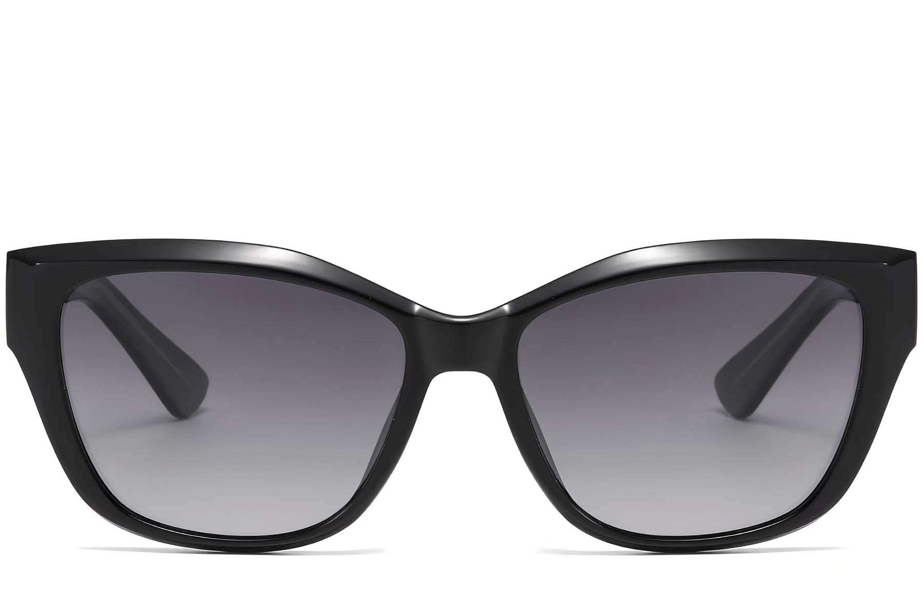 BS2503-0012_Black_Butterfly_Plastic_Sunglasses_front