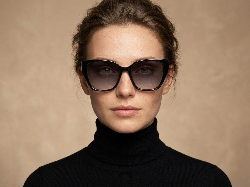 BS2503-0015_Black_Butterfly_Plastic_Sunglasses-tryon_female