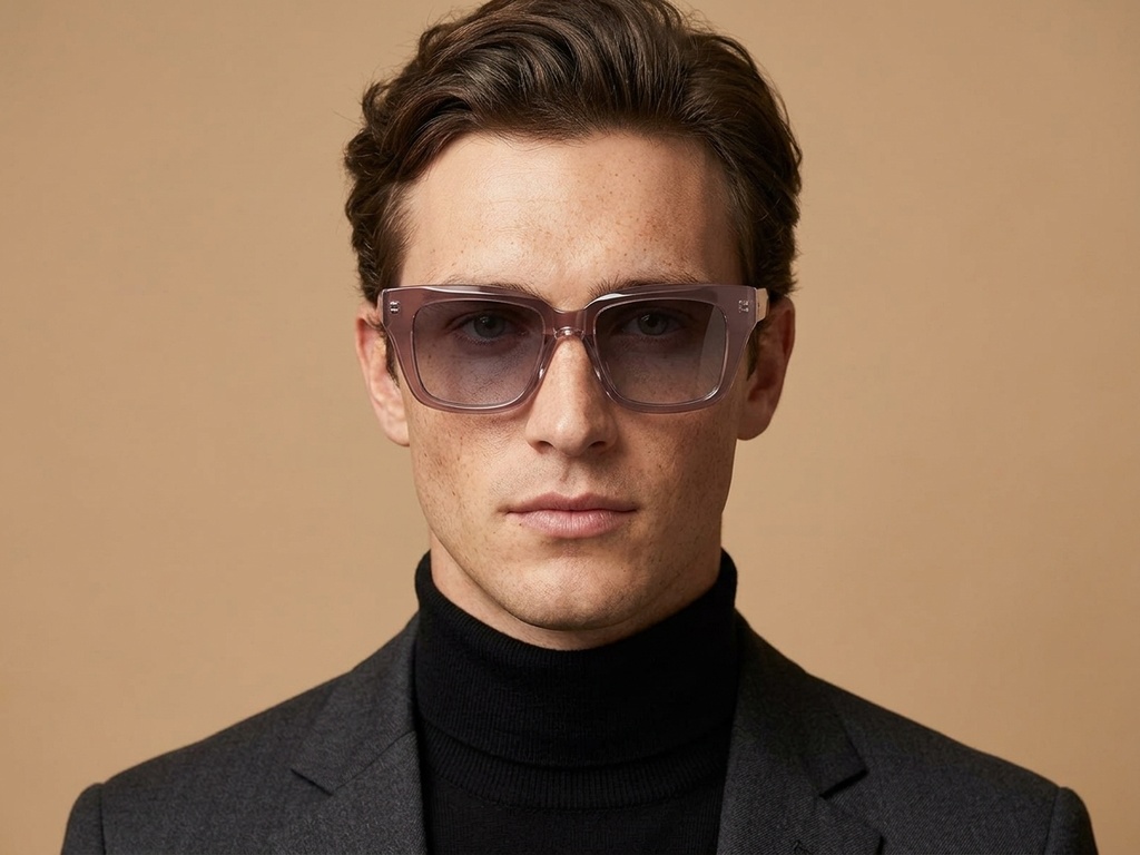 BS2503-0020_Pink_Rectangular_Plastic_Sunglasses_corner-tryon_male